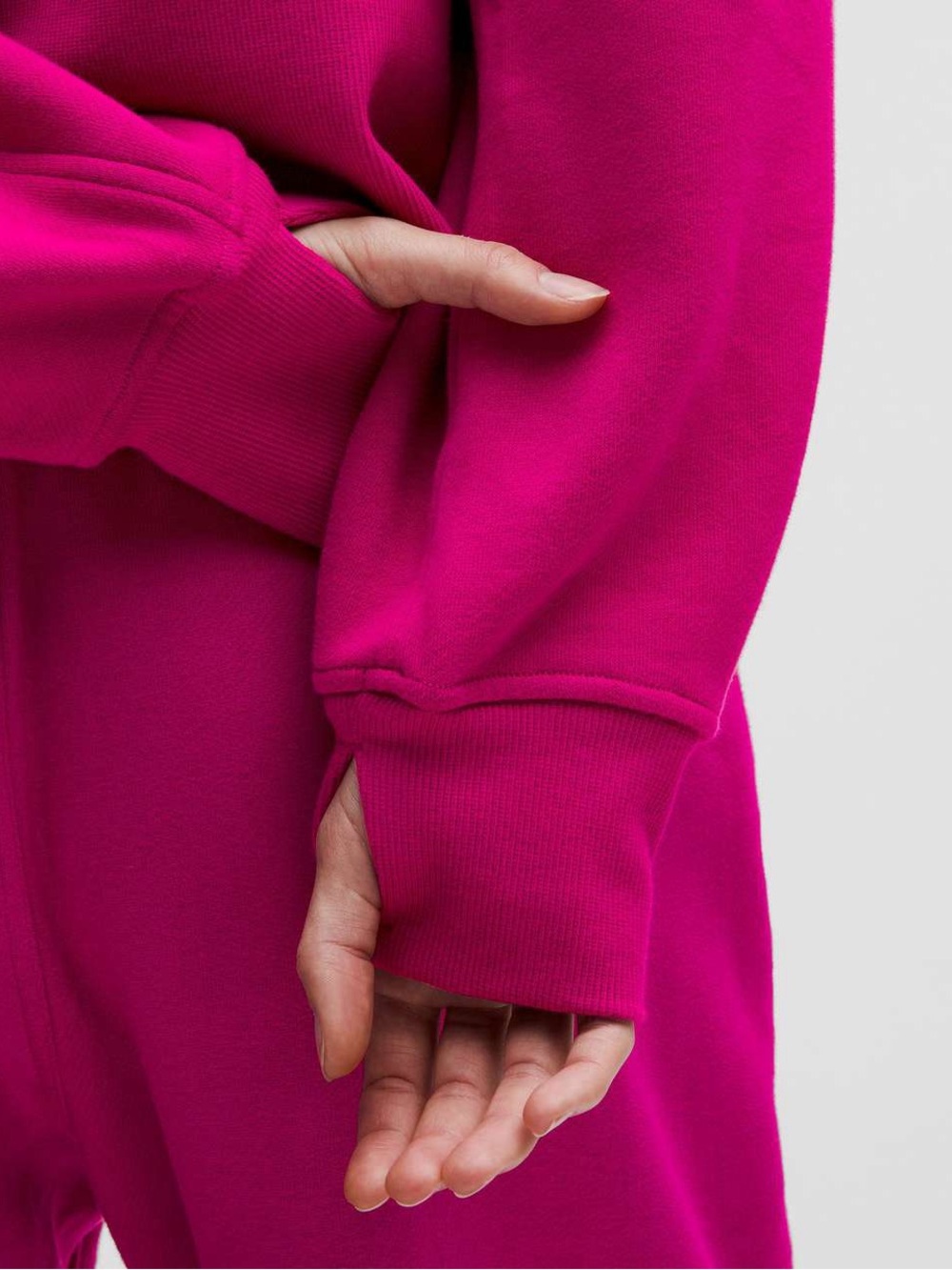 lululemon (XS/S) Scuba Oversized Funnel-Neck Half Zip Ripened Raspberry / Gold - Picture 15 of 16